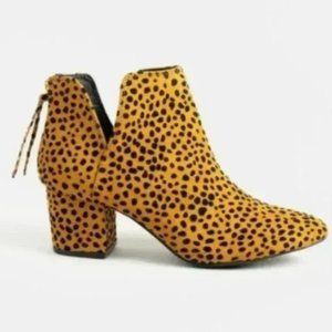 Animal Print Booties